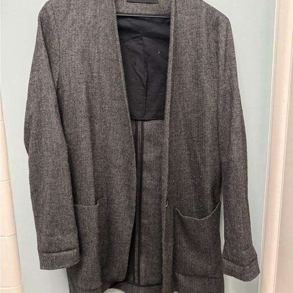 Women's Gray Jacket Blazer - Picture 1 of 4
